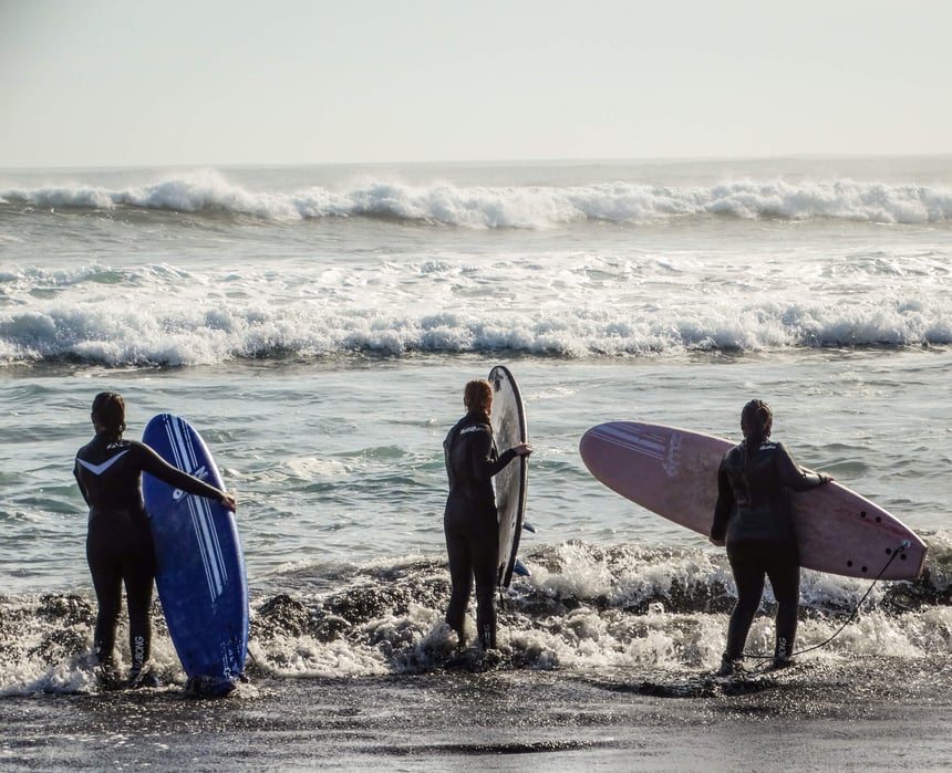 Surfing in Pichilemu Chile