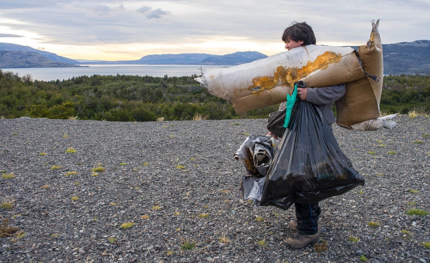 Clean up Party in Torres del Paine National Park 