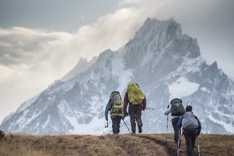 Hiking to Paine Grande