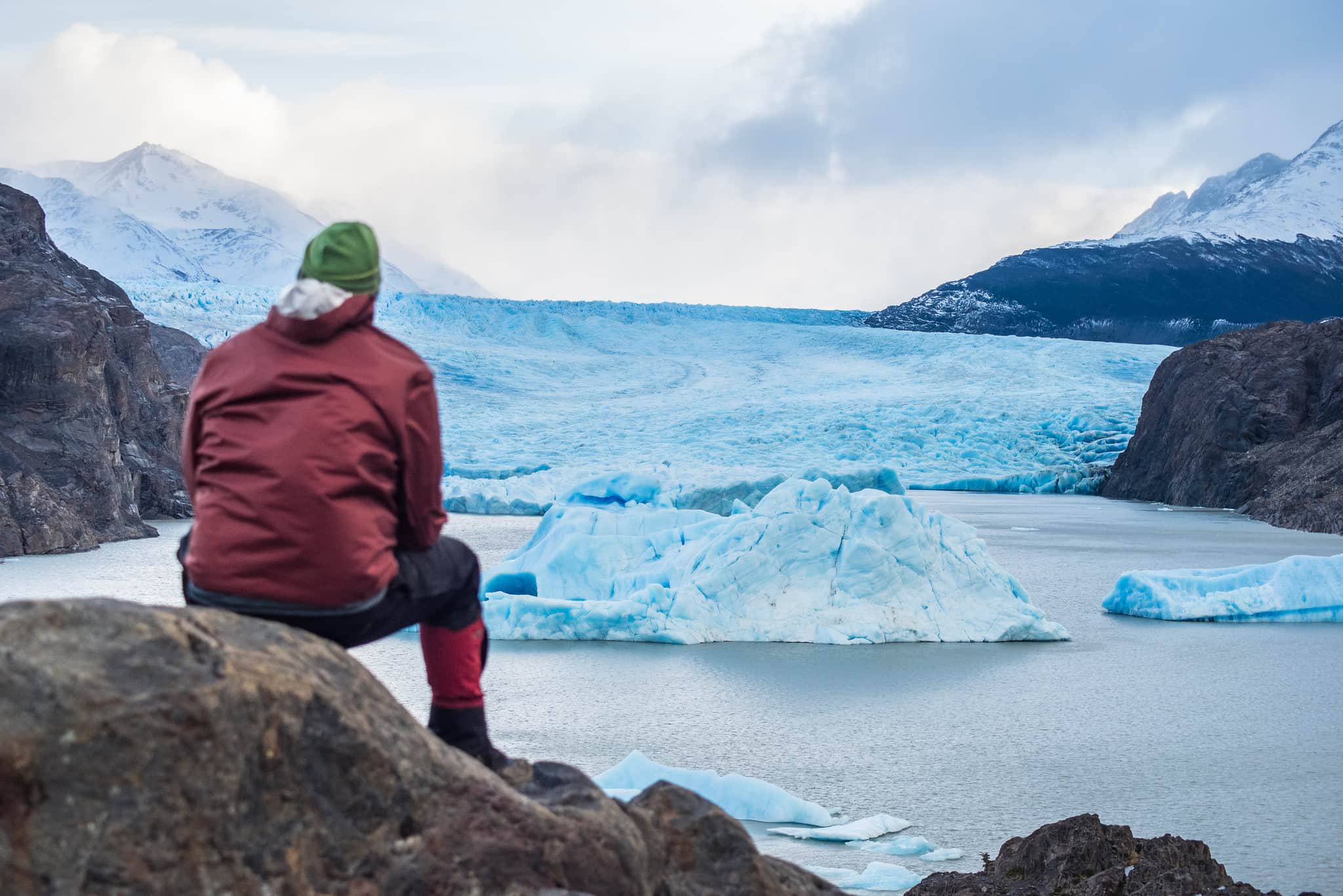 Grey Glacier Viewpoint in Torres del Paine