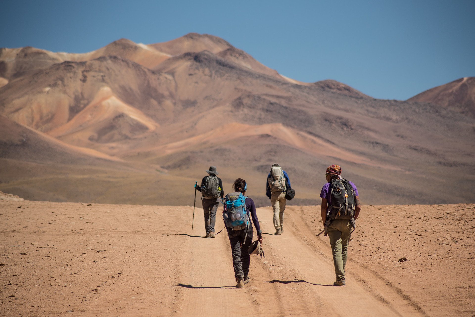 Hiking in the Atacama Desert in Chile