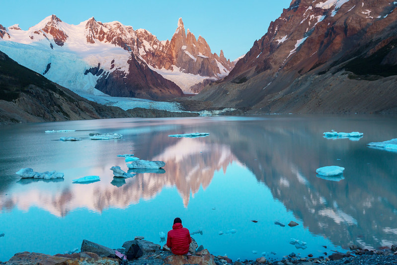 Sunrise at Cerro Torre in Argentina
