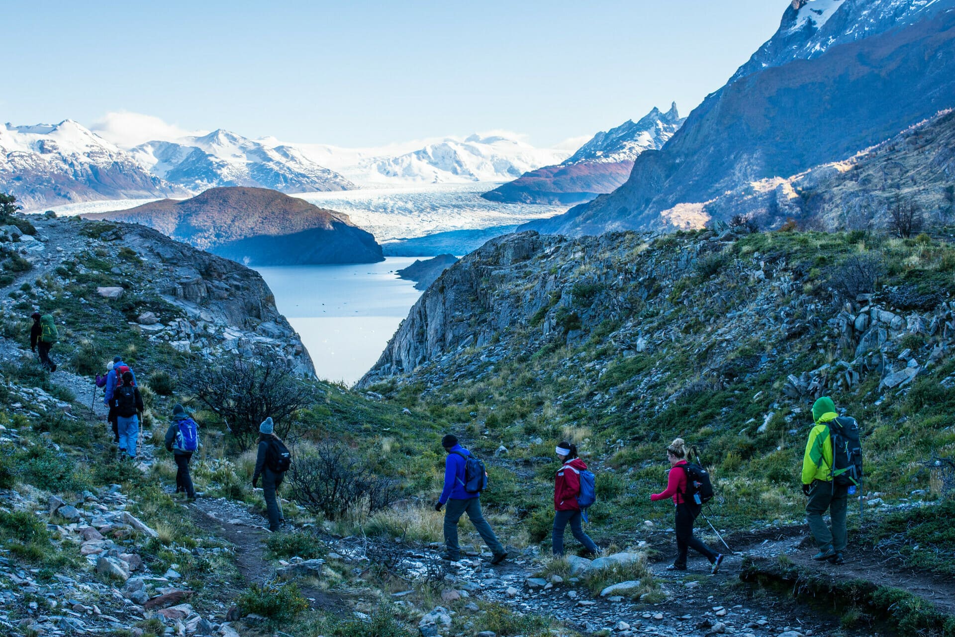 Grey Trail Torres del Paine W trek 