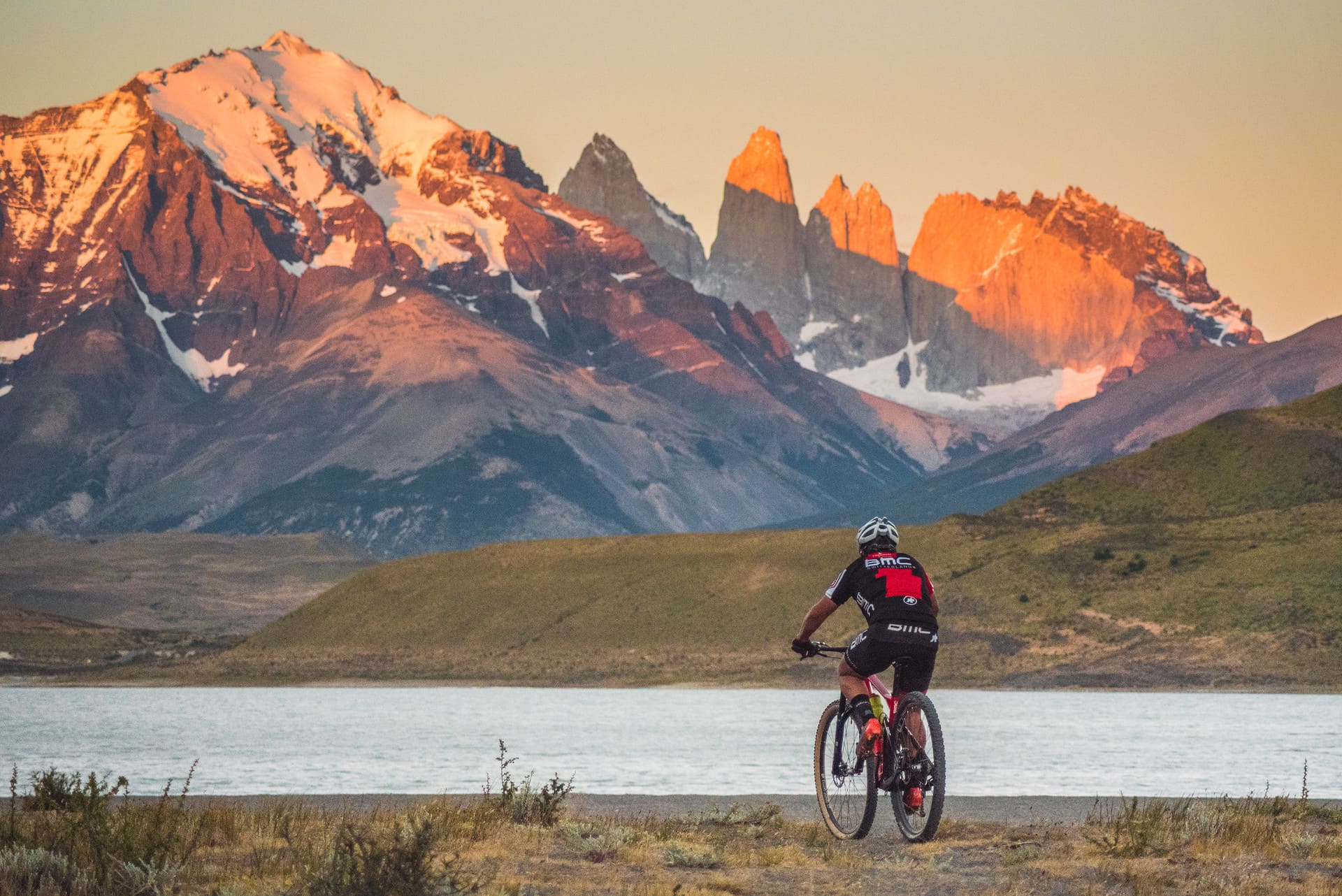 Biking in Torres del Paine