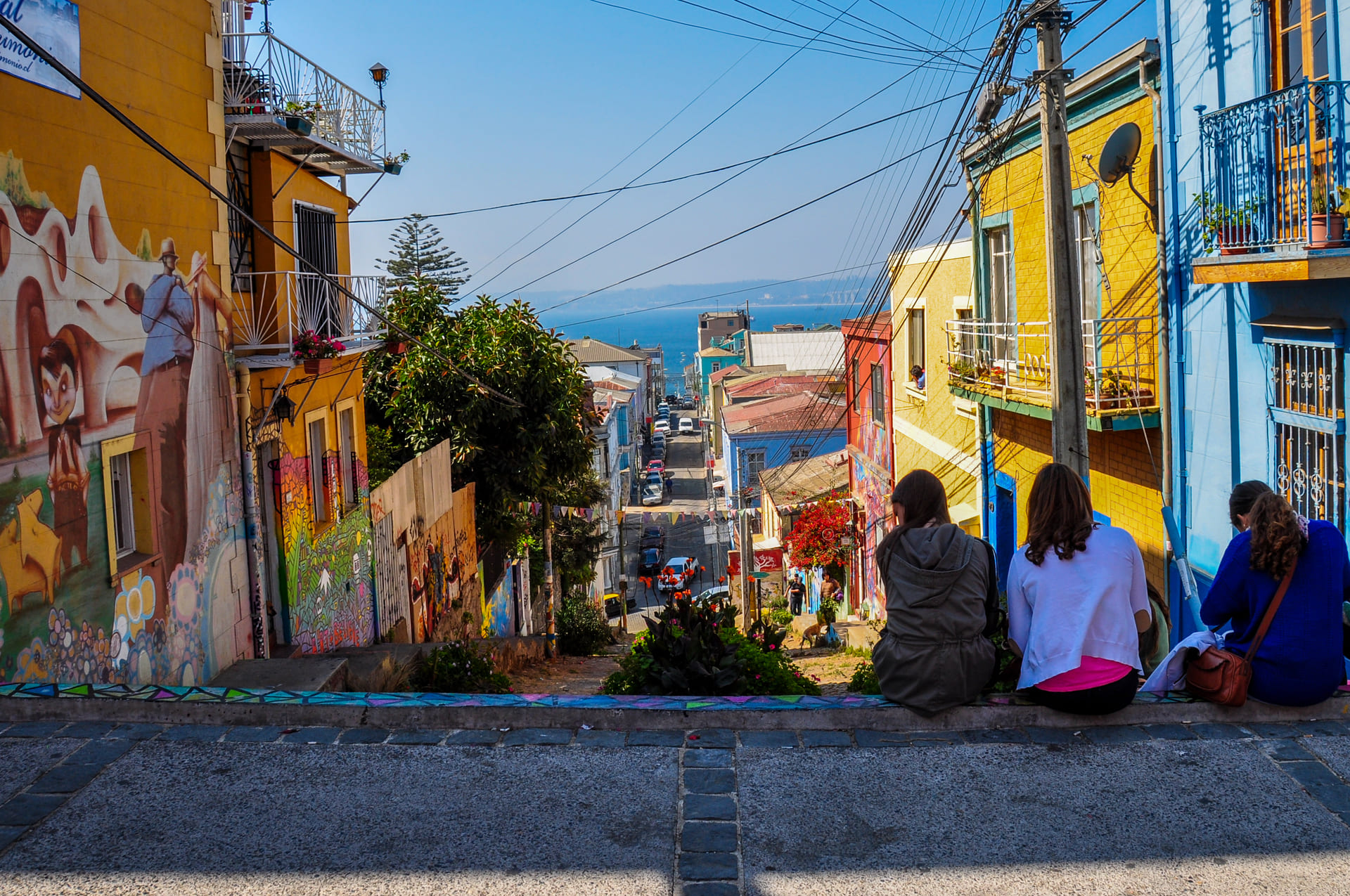 The Hills of Valparaiso in Chile