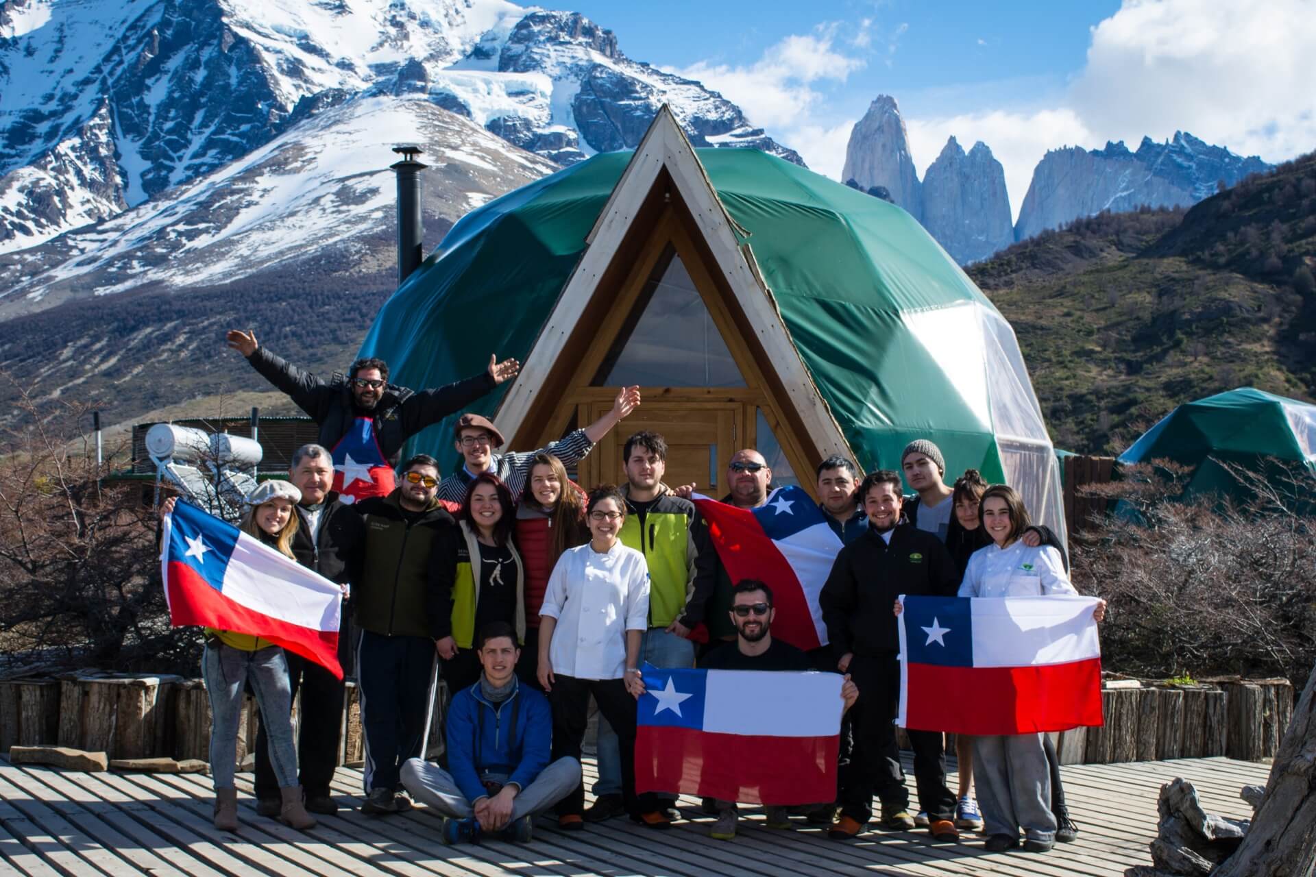 EcoCamp Team - Chile flag