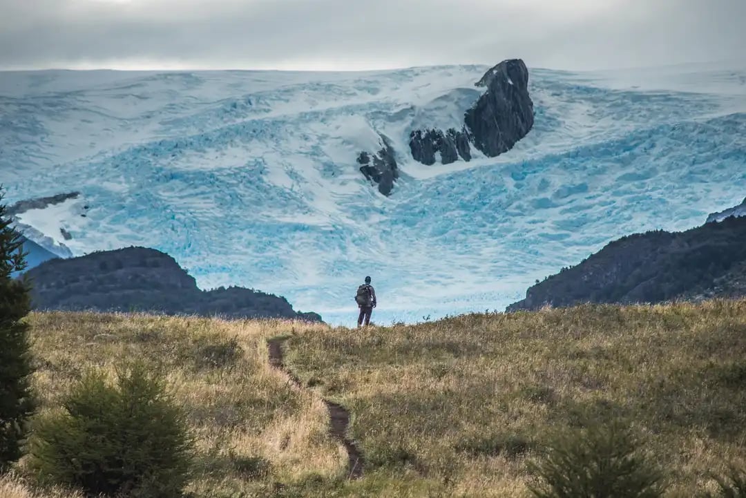 Hiking to Dickson Glacier