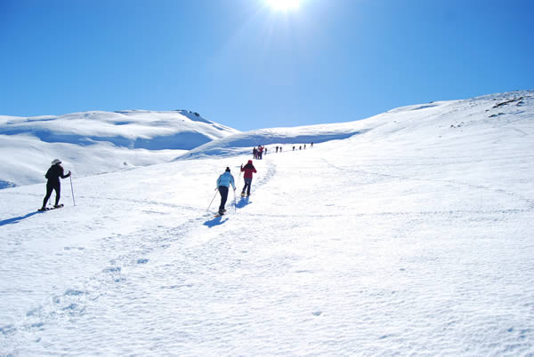 trekking andes mountains