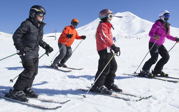 Skiing in Southern Chile