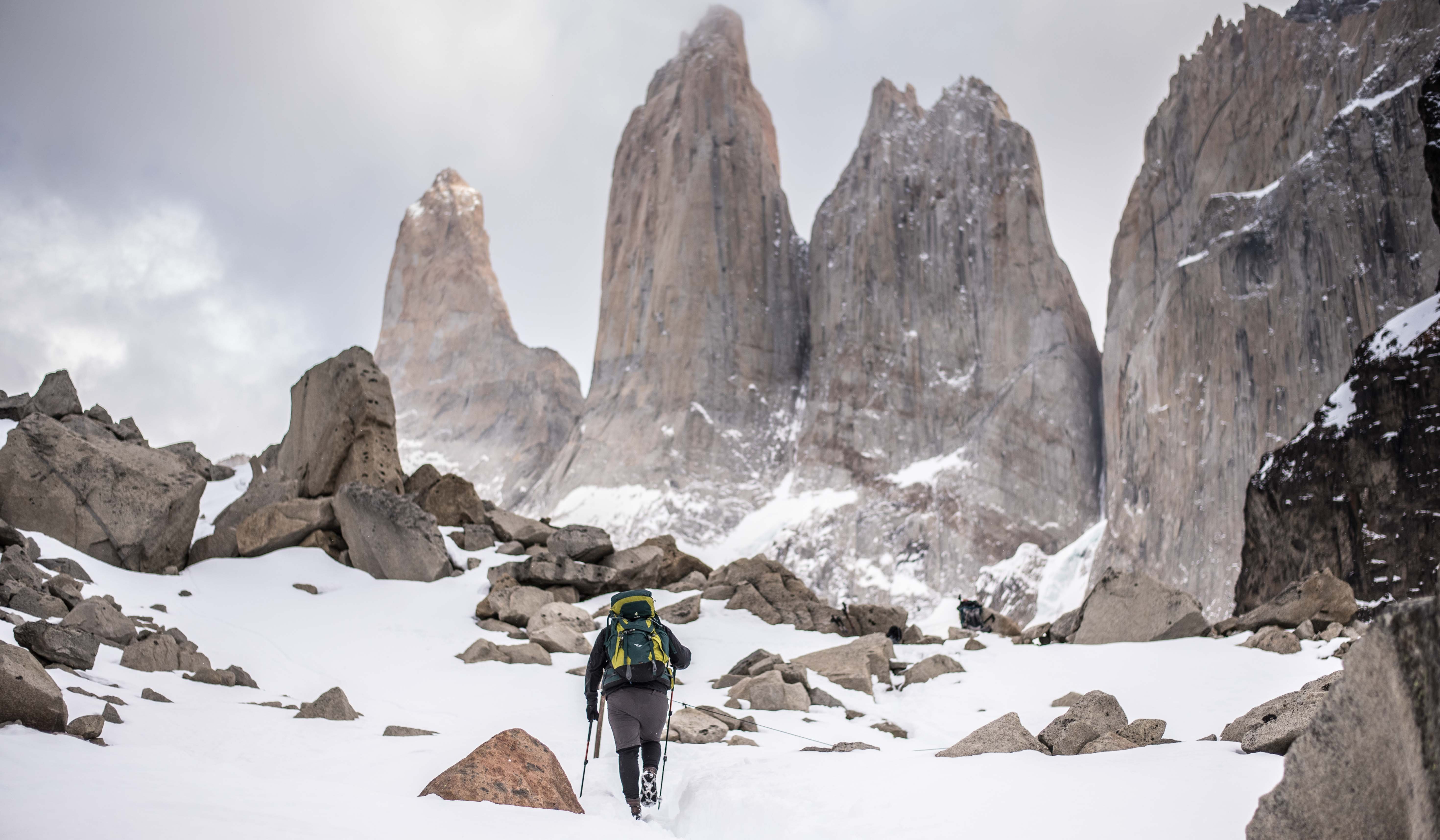 Hiking the W Trek in Winter