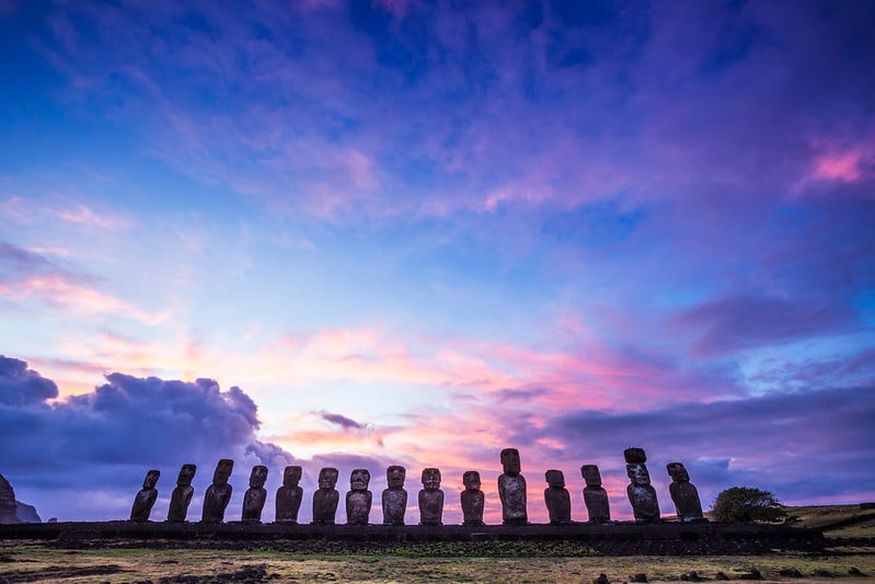 Easter Island Moai Statues