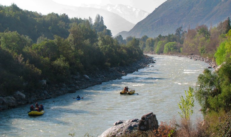 rafting in chile