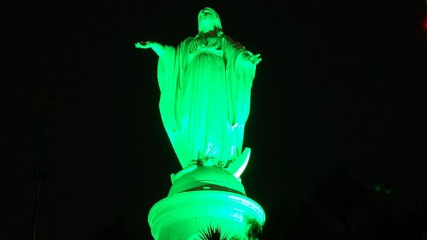 san cristobal hill on st. patricks day