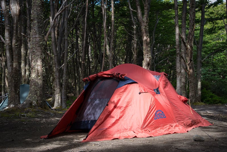 Tent in Torres del Paine
