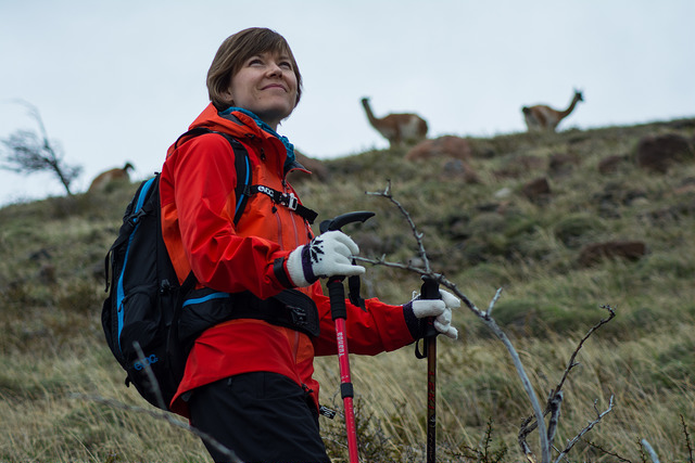 woman in Torres del Paine