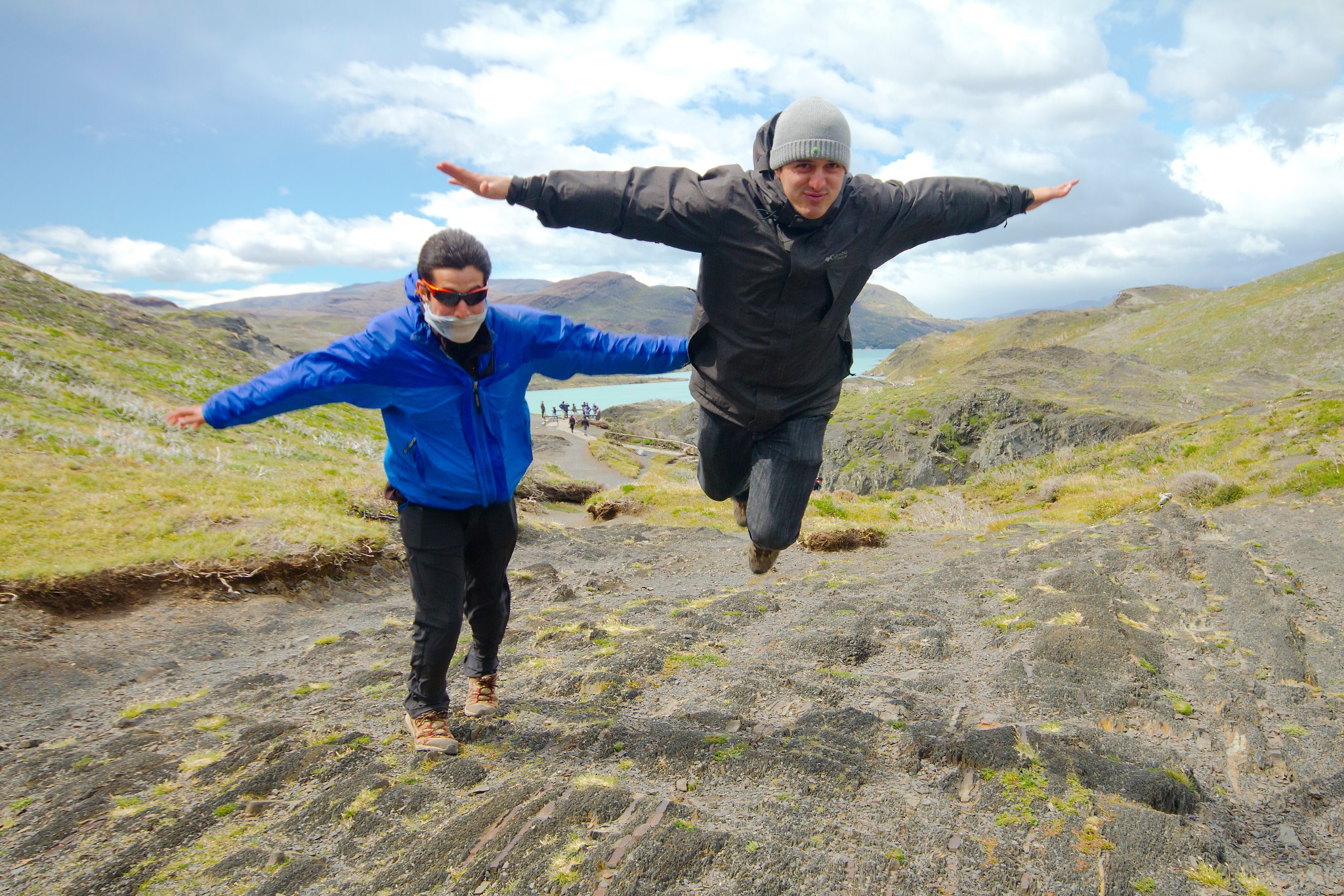 flying in torres del paine