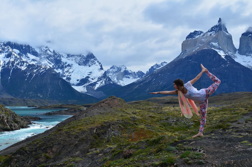 yoga in torres del paine