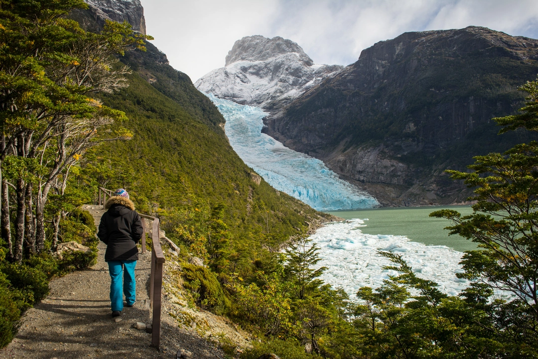 Serrano Glacier in Patagonia