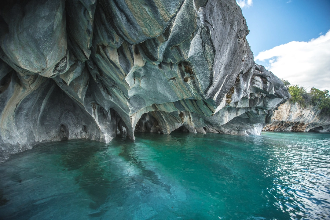 Grottes de marbre à Aysén