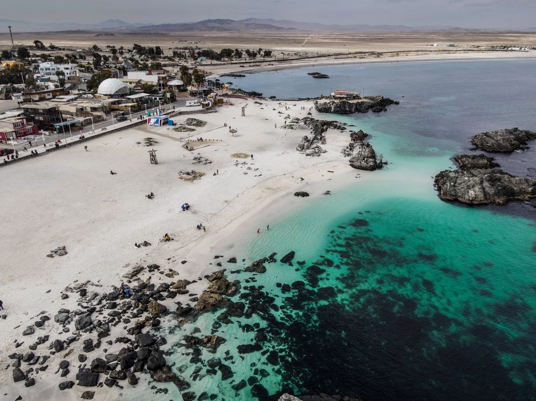 Bahia Inglesa dans le désert d'Atacama