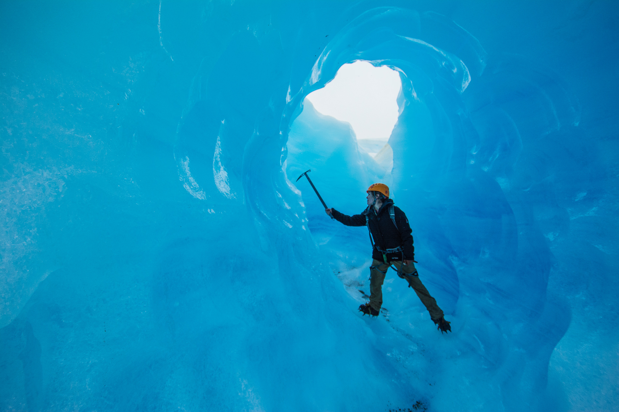 icy glaciers in patagonia