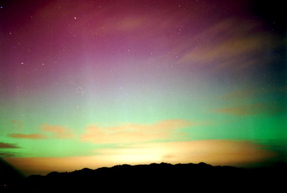 The Southern Lights from New Zealand