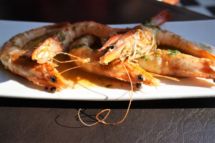 Prawns in Chile