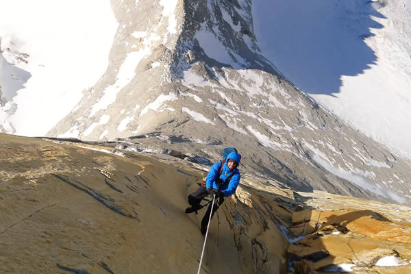 South Tower of  Torres del Paine climbing